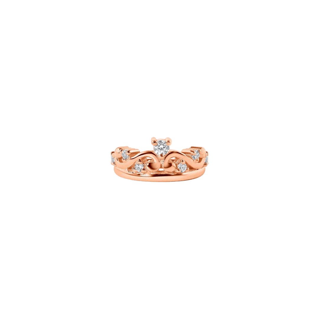 Queen Eloise – 14K/18K Gold Multi - Stone Clicker Ring - piercing - zone.com