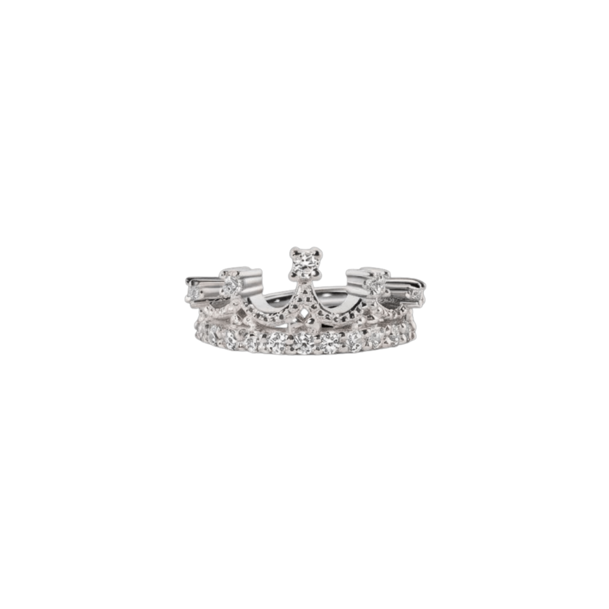 Queen Francesca – 14K/18K Gold Multi-Stone Clicker Ring - piercing-zone.com