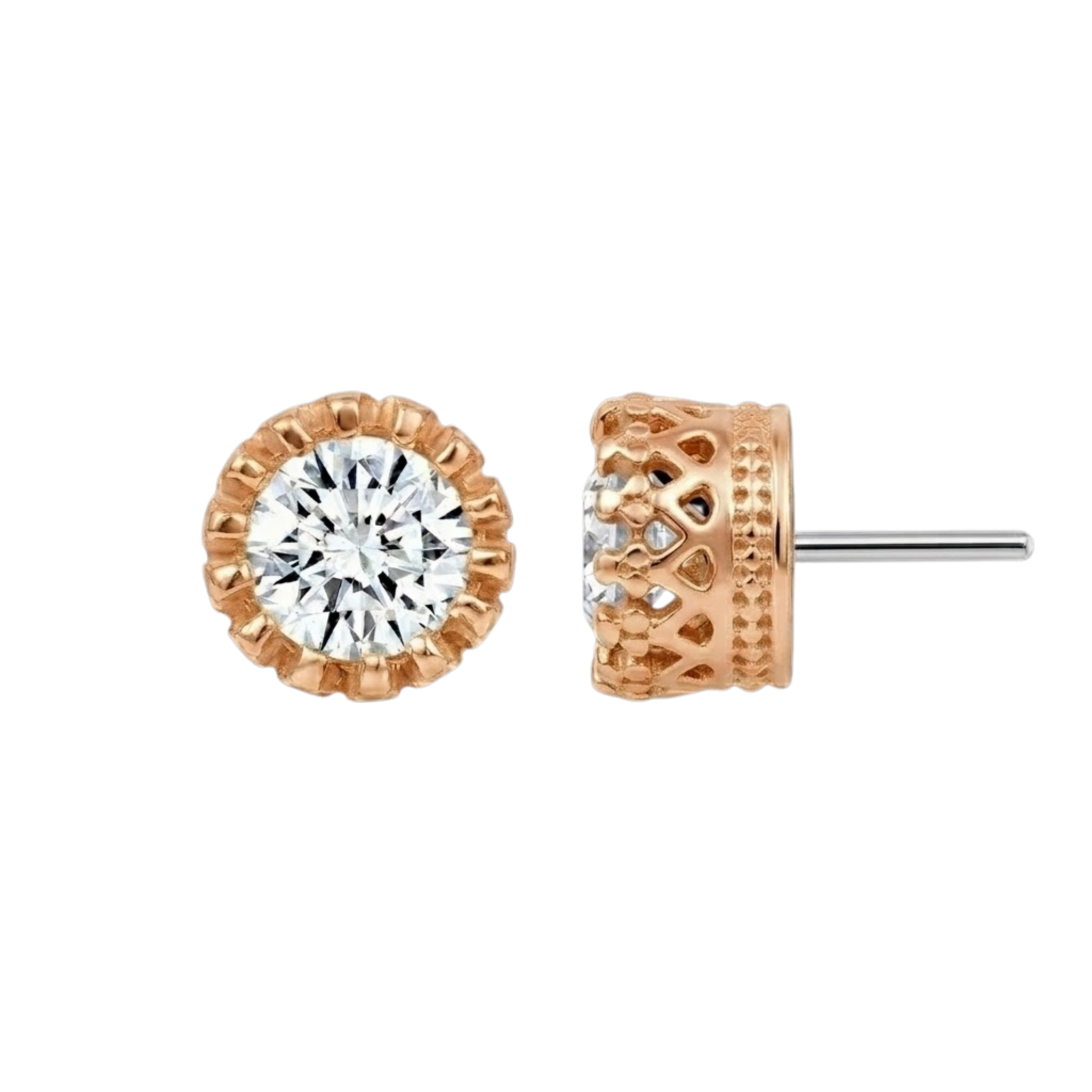 Queen – 14K Gold Threadless/Threaded End