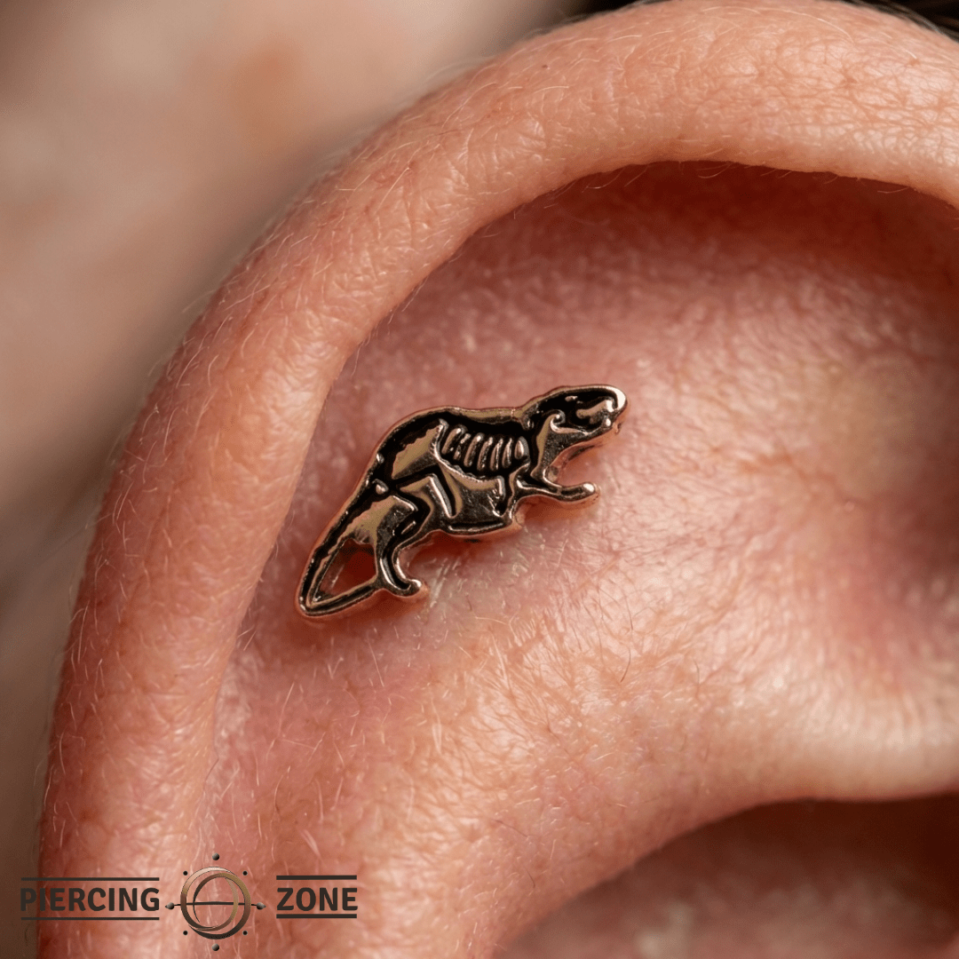 Rat – 14K Gold Threadless/Threaded End - piercing - zone.com