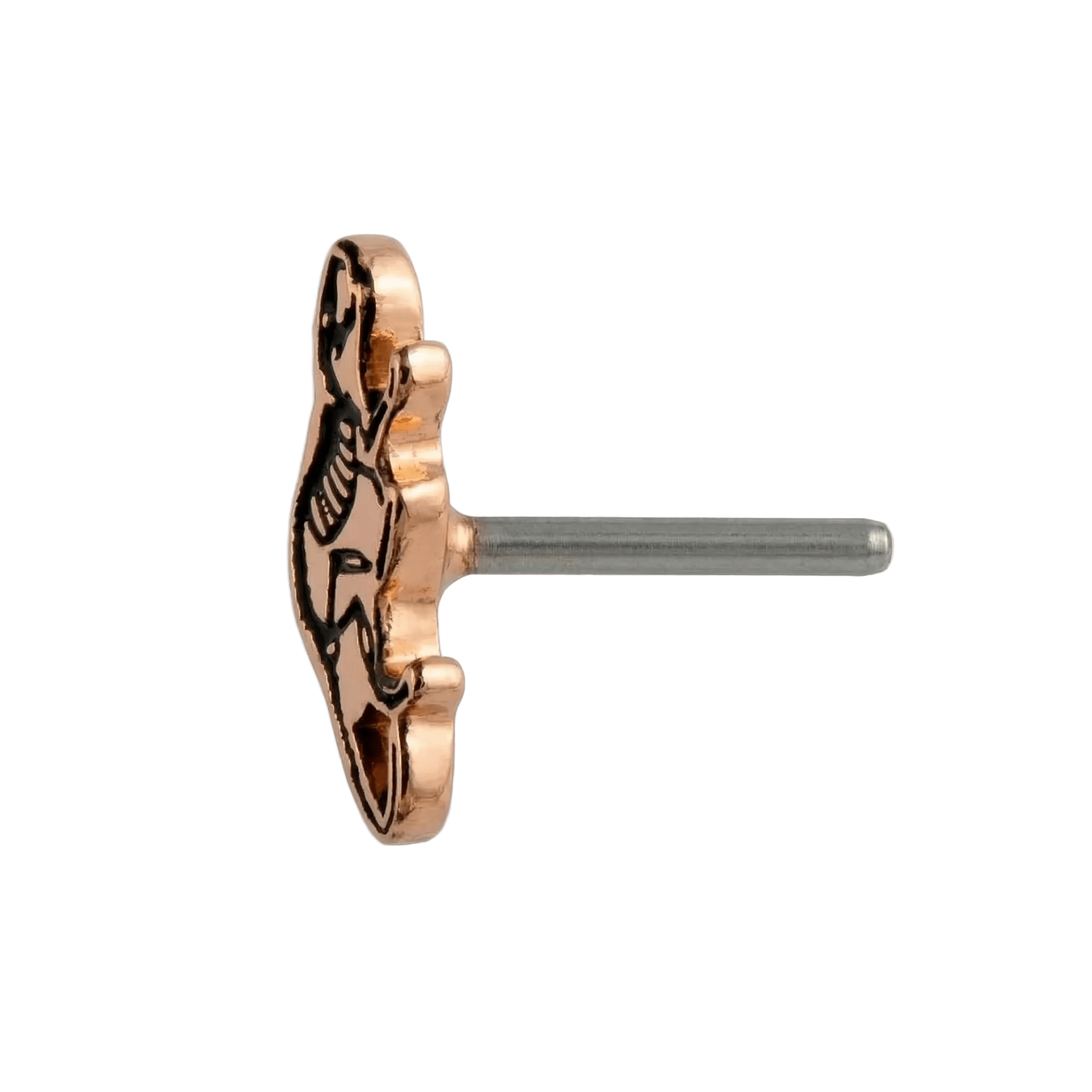 Rat – 14K Gold Threadless/Threaded End - piercing - zone.com