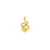 Rattlesnake – 14K Gold Threadless & Threaded End - piercing - zone.com