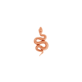 Rattlesnake – 14K Gold Threadless & Threaded End - piercing - zone.com