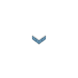 Rave – London Blue Topaz – 14K Gold Threadless End - piercing - zone.com
