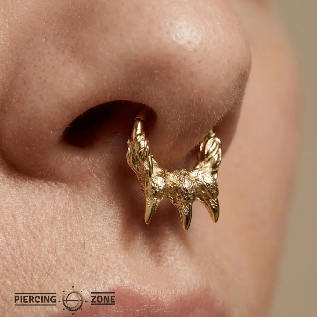 Raven Clicker – 14K & 18K Gold - piercing - zone.com