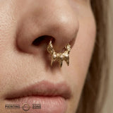 Raven Clicker – 14K & 18K Gold - piercing - zone.com