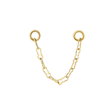 Razor Chain – 14K Gold Piercing Chain - piercing - zone.com