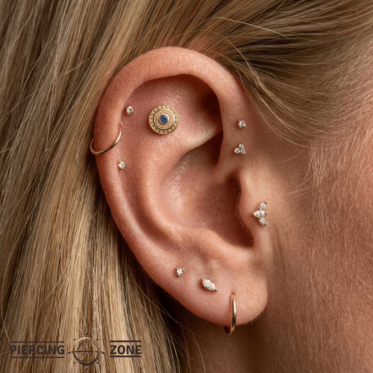 Relic - 14K Gold Threadless/Threaded - piercing - zone.com
