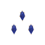 Reputation – Lapis Lazuli – 14K Gold Threadless End - piercing - zone.com