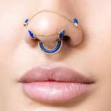 Reputation – Lapis Lazuli – 14K Gold Threadless End - piercing - zone.com