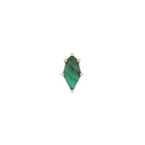 Reputation – Malachite – 14K Gold Threadless End - piercing - zone.com
