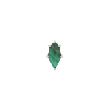 Reputation – Malachite – 14K Gold Threadless End - piercing - zone.com