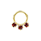 Rhombus Clicker – 14K & 18K Gold - piercing - zone.com