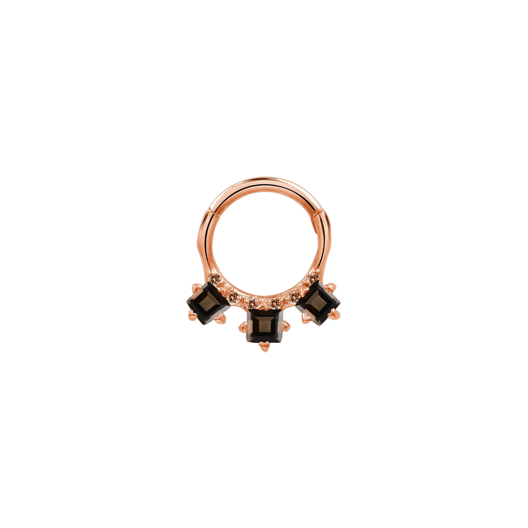 Rhombus Clicker – 14K & 18K Gold - piercing - zone.com