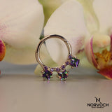 Rhombus Clicker – 14K & 18K Gold - piercing - zone.com