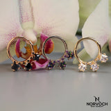 Rhombus Clicker – 14K & 18K Gold - piercing - zone.com