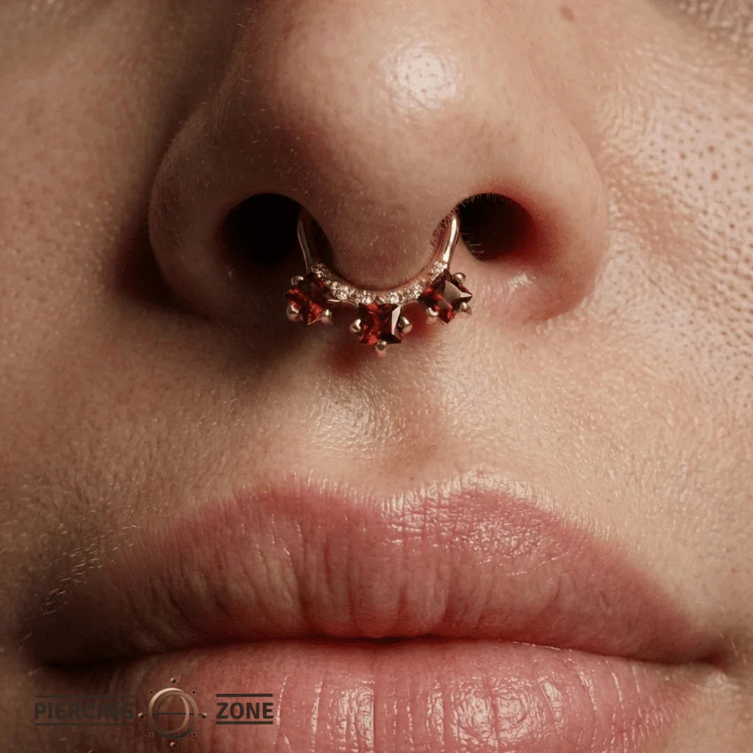 Rhombus Clicker – 14K & 18K Gold - piercing - zone.com