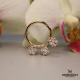 Rhombus Clicker – 14K & 18K Gold - piercing - zone.com