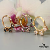 Rhombus Clicker – 14K & 18K Gold - piercing - zone.com