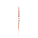 Ria – 14K Gold CZ Spike Clicker - piercing - zone.com