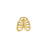 Rib Cage – 14K Gold Threadless & Threaded End - piercing - zone.com