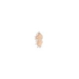 Risk Taker CZ - 14K Gold Gem Threadless End - piercing - zone.com