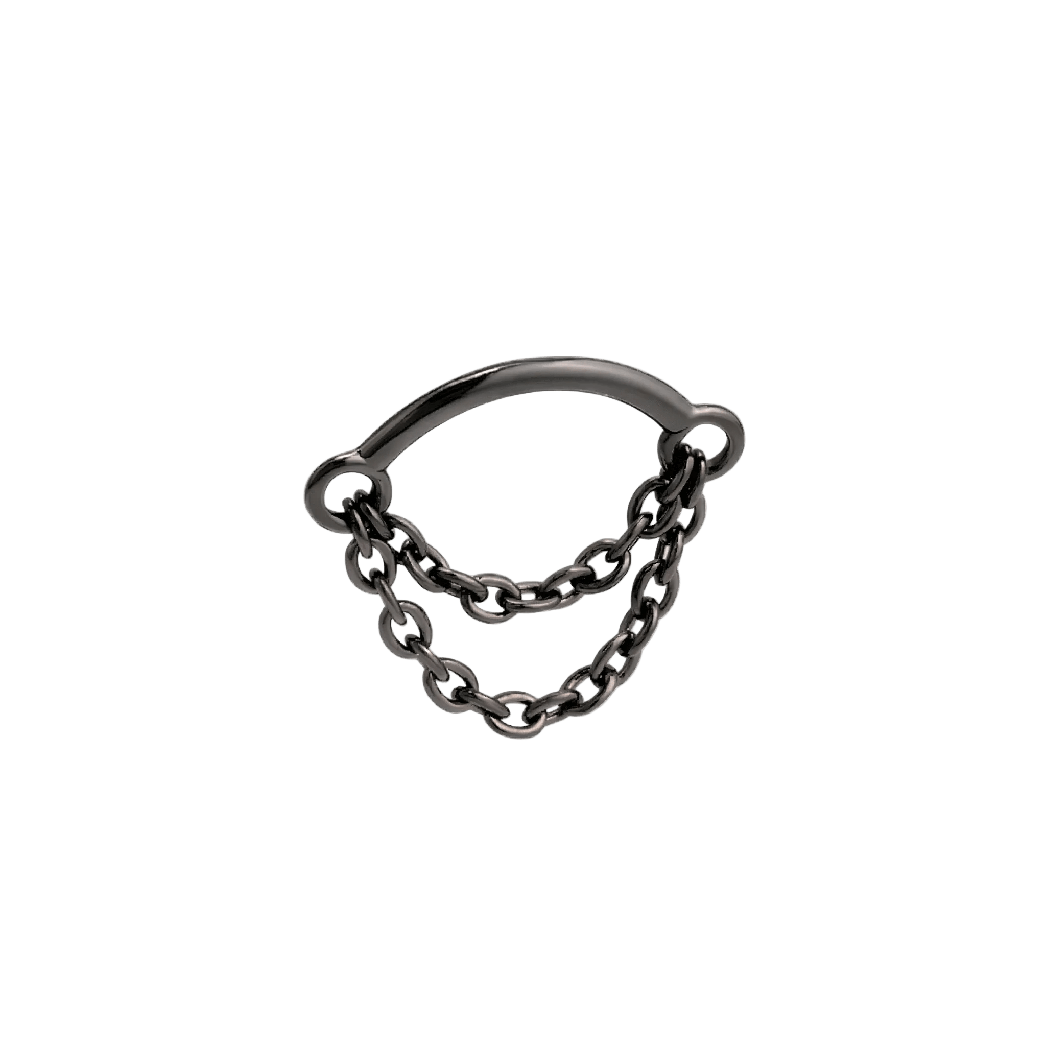 Rolo Bar - 14K Gold Threadless/Threaded End - piercing - zone.com