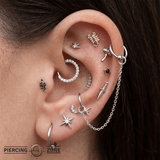 Rolo Chain – 14K Gold Piercing Chain - piercing - zone.com