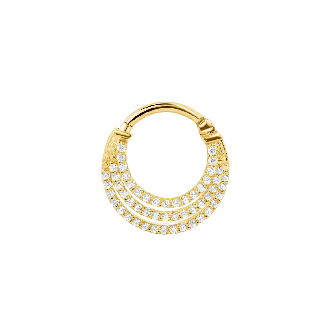 Romeo Clicker – 14K & 18K Gold - piercing - zone.com