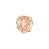 RoseBud – 14K/18K Gold Sculpted Floral Threadless End - piercing - zone.com
