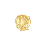 RoseBud – 14K/18K Gold Sculpted Floral Threadless End - piercing - zone.com