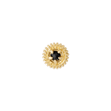 Rosebud Pin - 14K Gold Gem Threadless End - piercing - zone.com