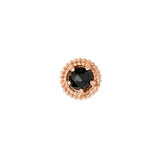 Rosebud Pin - 14K Gold Gem Threadless End - piercing - zone.com