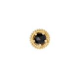 Rosebud Pin - 14K Gold Gem Threadless End - piercing - zone.com