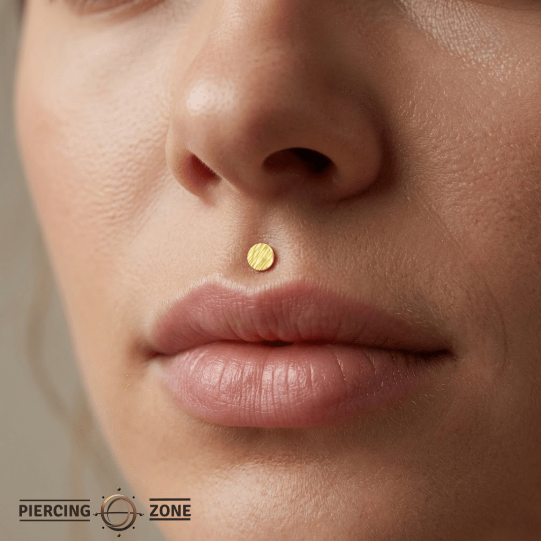 Round Disc Diamond - cut – 14K Gold Threadless/Threaded End - piercing - zone.com