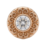 Round Elegance - 14K Gold Threadless/Threaded