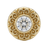 Round Elegance - 14K Gold Threadless/Threaded