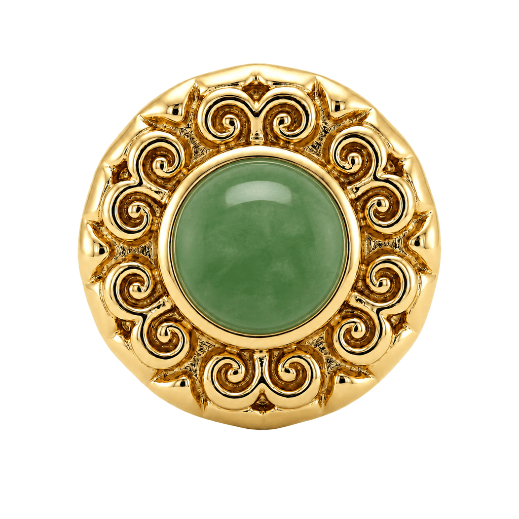 Round Elegance - 14K Gold Threadless/Threaded - piercing-zone.com