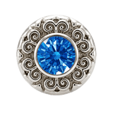 Round Elegance - 14K Gold Threadless/Threaded - piercing-zone.com