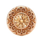Round Elegance - 14K Gold Threadless/Threaded - piercing-zone.com