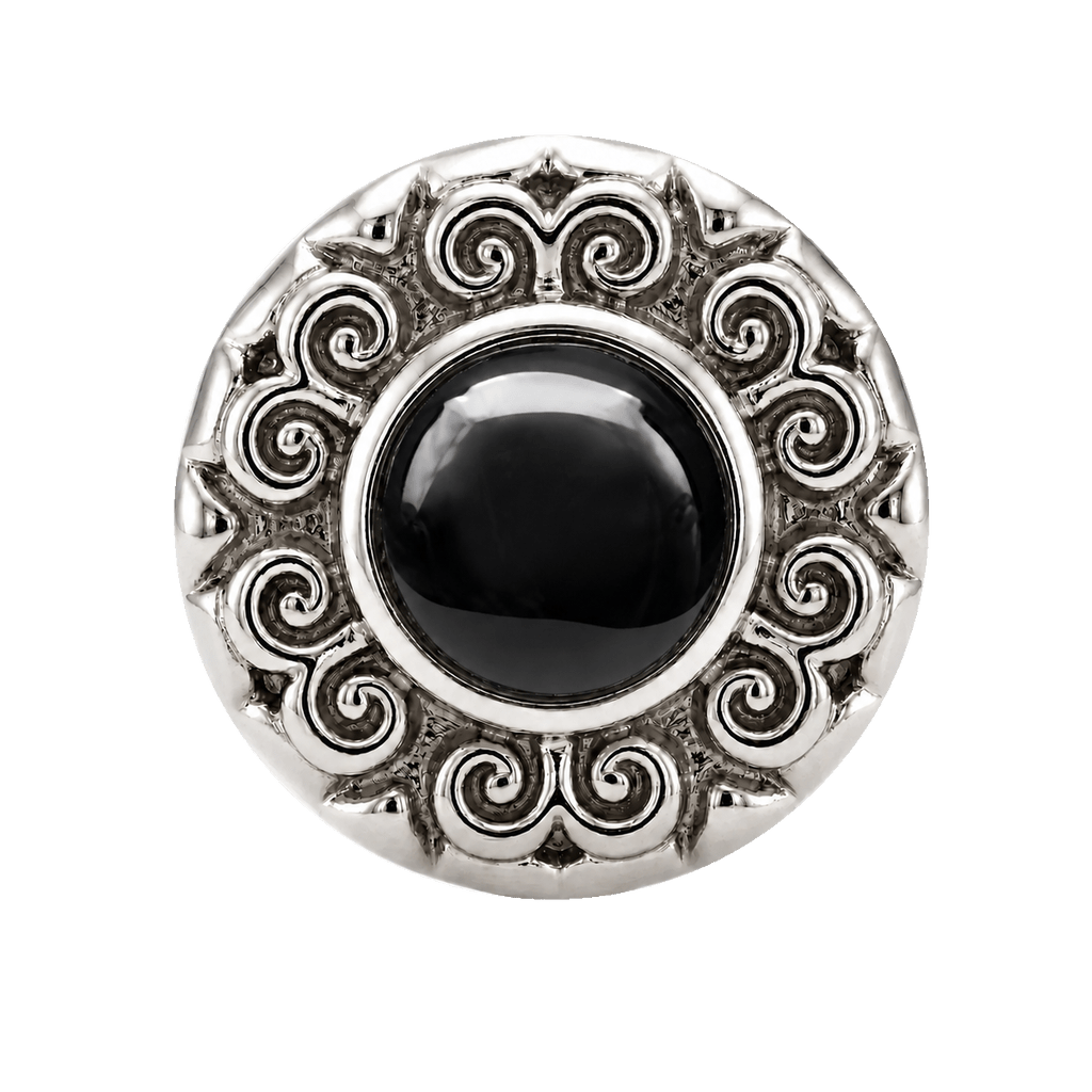 Round Elegance - 14K Gold Threadless/Threaded - piercing-zone.com