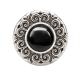Round Elegance - 14K Gold Threadless/Threaded - piercing-zone.com