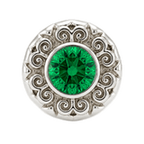Round Elegance - 14K Gold Threadless/Threaded - piercing-zone.com