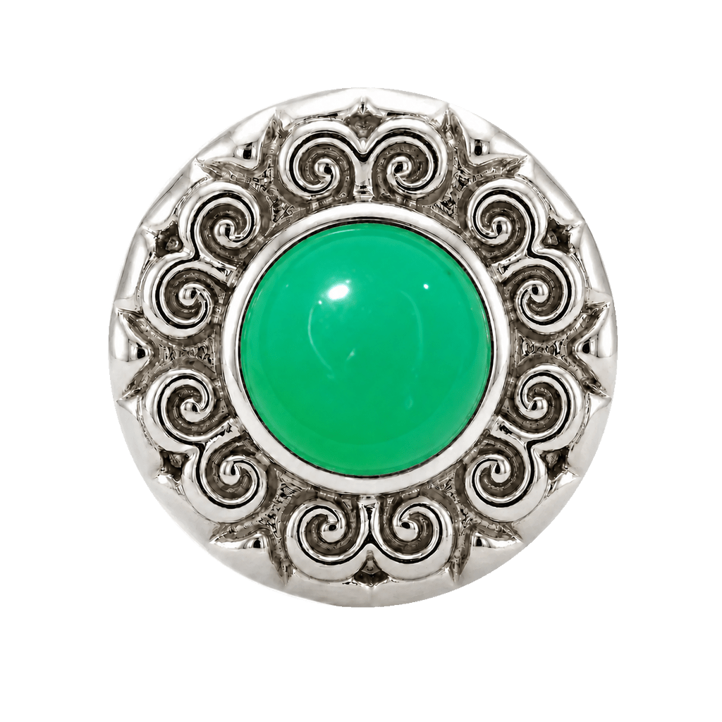Round Elegance - 14K Gold Threadless/Threaded - piercing-zone.com