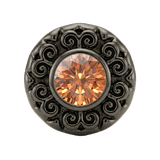 Round Elegance - 14K Gold Threadless/Threaded - piercing-zone.com