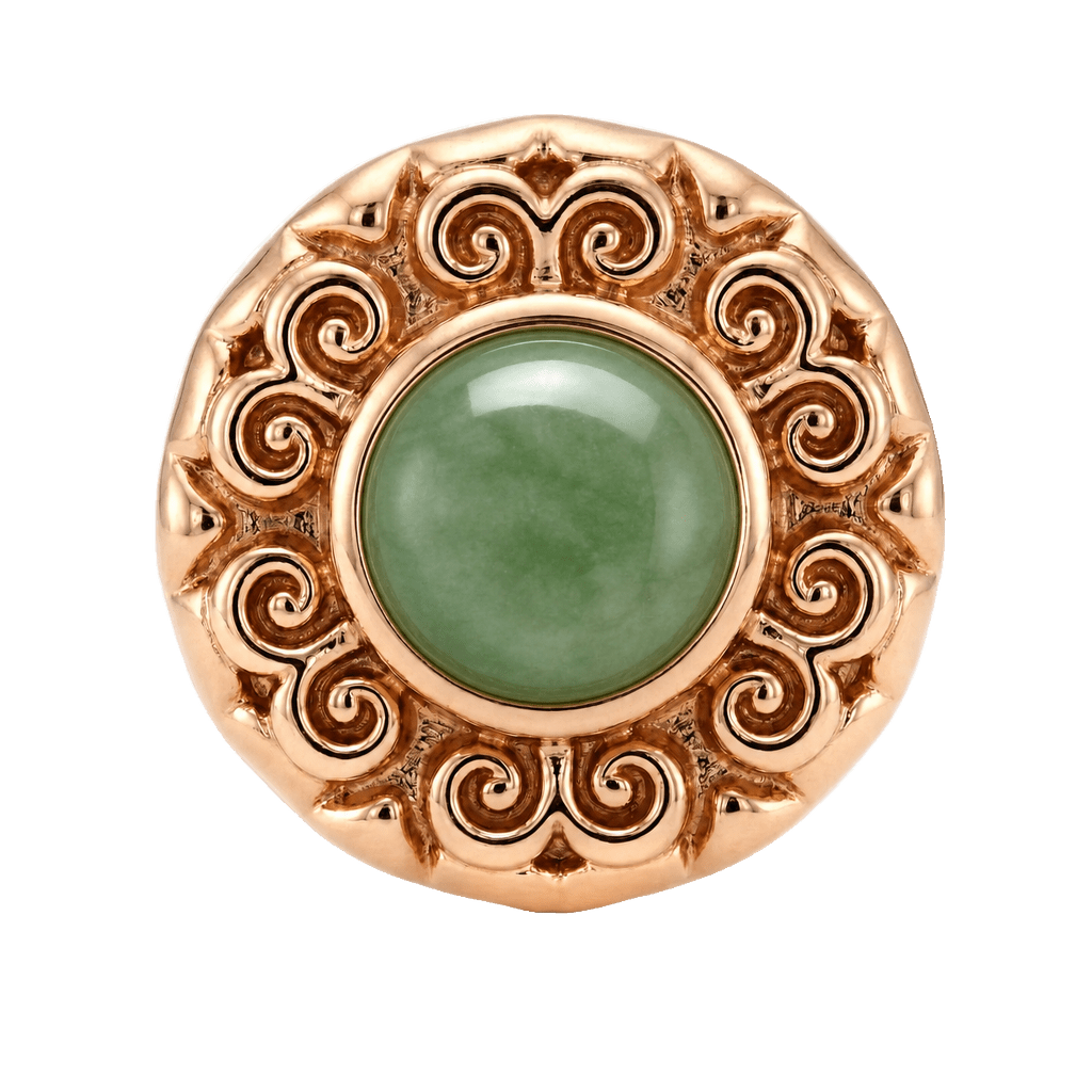 Round Elegance - 14K Gold Threadless/Threaded - piercing-zone.com