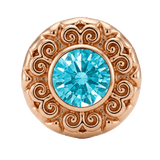 Round Elegance - 14K Gold Threadless/Threaded - piercing-zone.com