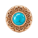 Round Elegance - 14K Gold Threadless/Threaded - piercing-zone.com