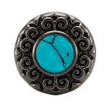 Round Elegance - 14K Gold Threadless/Threaded - piercing-zone.com