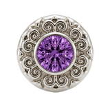 Round Elegance - 14K Gold Threadless/Threaded - piercing-zone.com